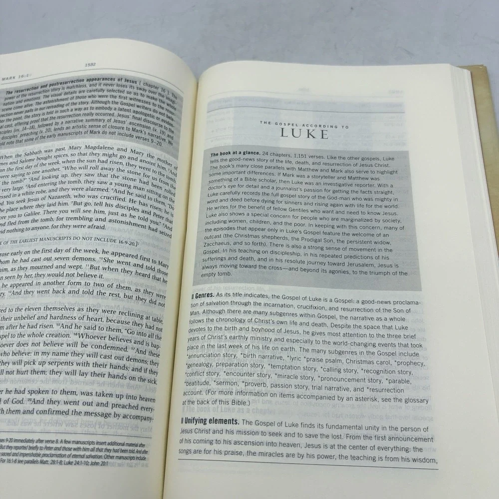 Literary Study Bible ESV English Standard Version Hardcover Leland Ryken 2007